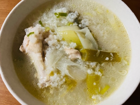 ストーブ鍋で!手羽元サムゲタン